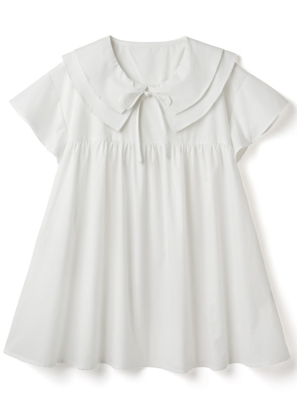 リボンタイ付きダブルセーラーカラーミニワンピース Nh03 レディースファッション通販のグレイル Grl 公式