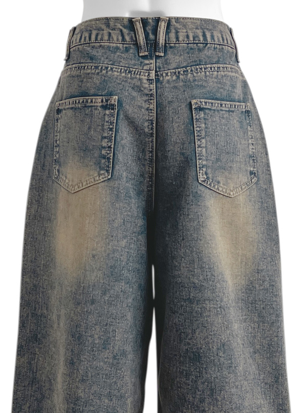 ハーフデニムパンツ