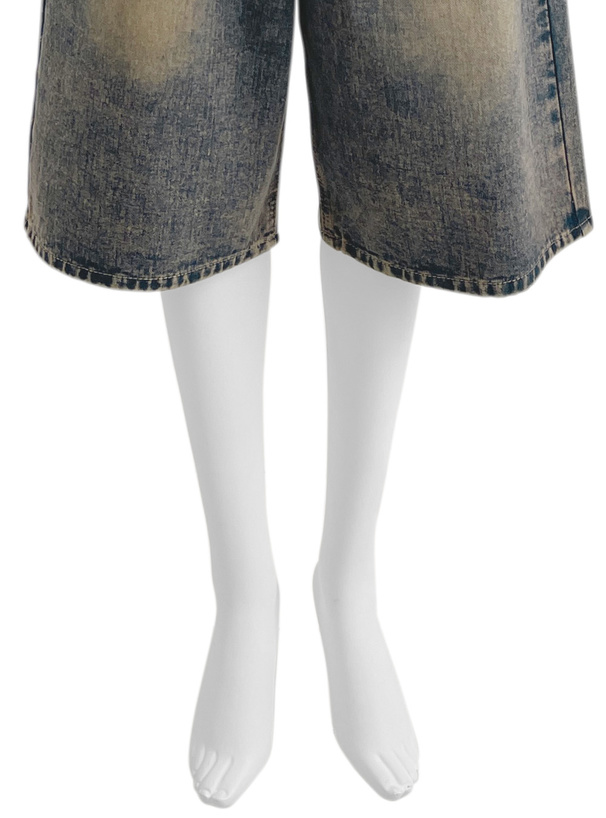 ハーフデニムパンツ