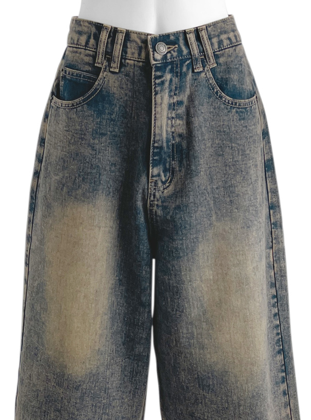 ハーフデニムパンツ