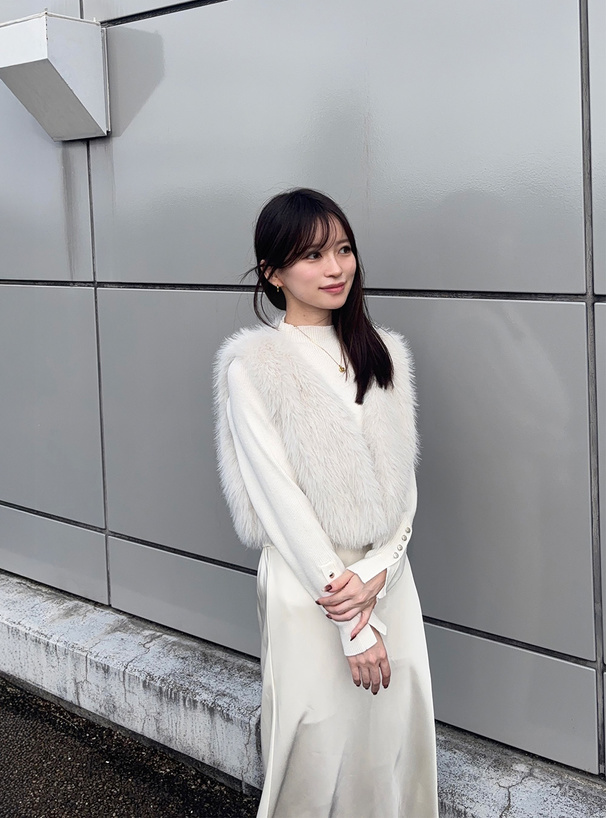 シャギーファーベスト[nk90] | レディースファッション通販のグレイル