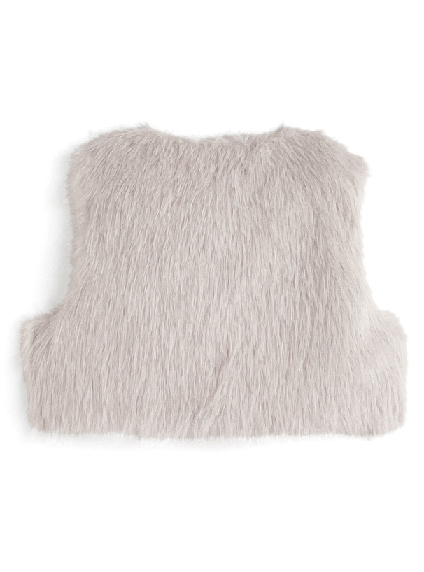 シャギーファーベスト