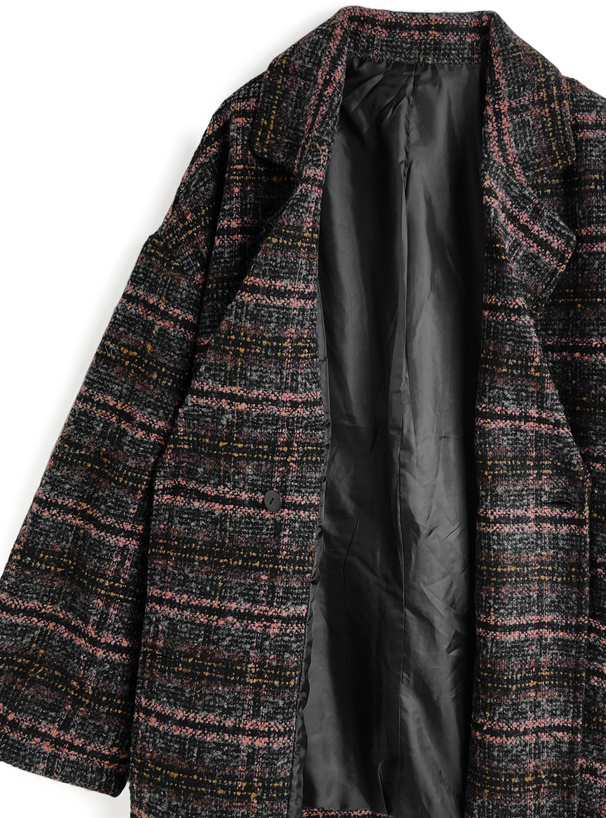 現行タグ✨️ エムズグレイシー ベロアボタン チェック柄 ツイードコート 現行タグ✨️ エムズグレイシー ベロアボタン チェック柄 ツイード