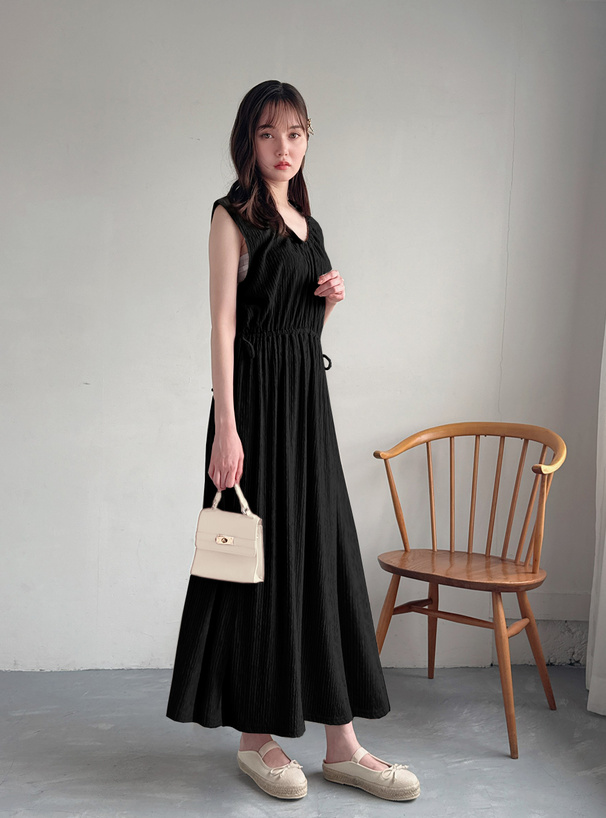 前後2Wayふくれジャガードドロストワンピース[nk92] | レディース