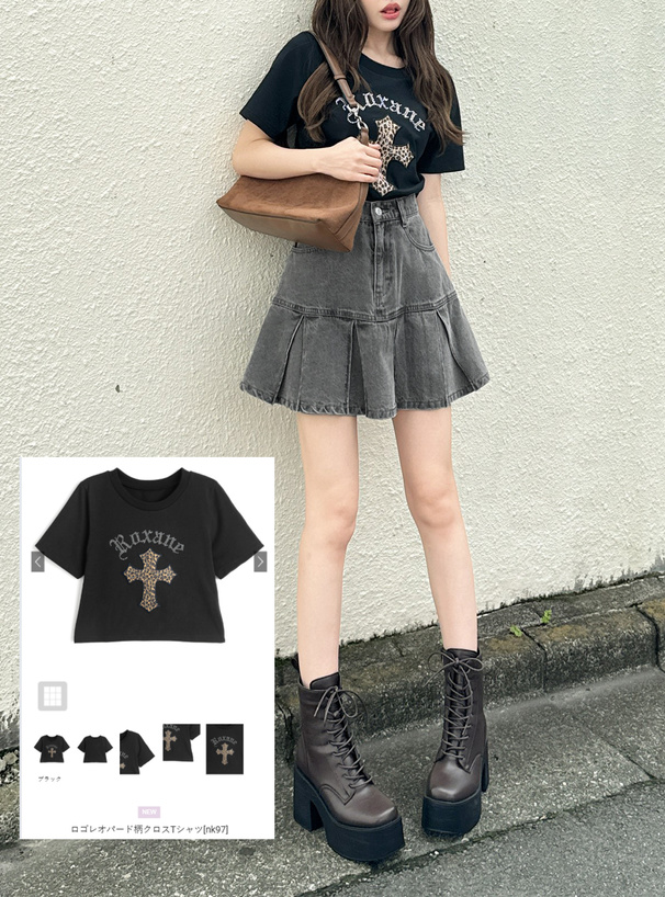 9090Girl Tシャツ L ブラックピンクレオパレード 90 Logo Original Sweat Pants (9090 girl)（発送予定：2024年11