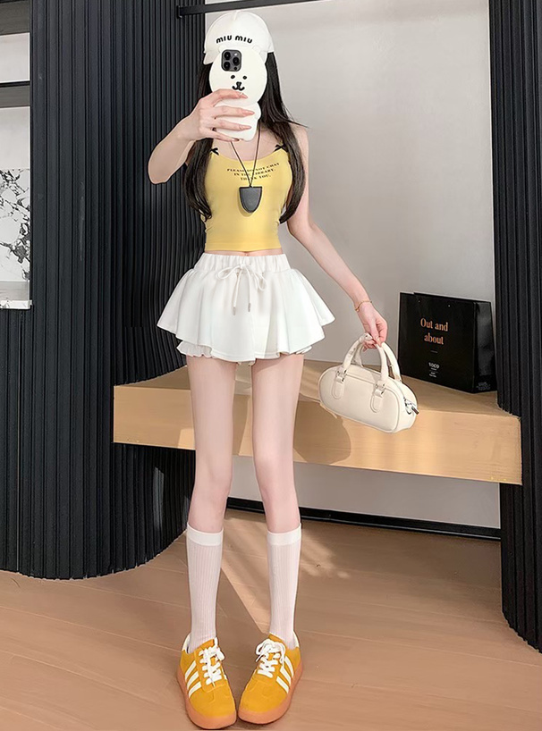 フレアミニスカートパンツ
