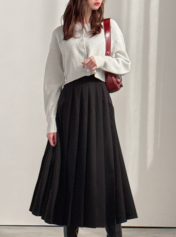 45Rプリーツスカート 45R（フォーティファイブアール）の「ギャバブルタイルの