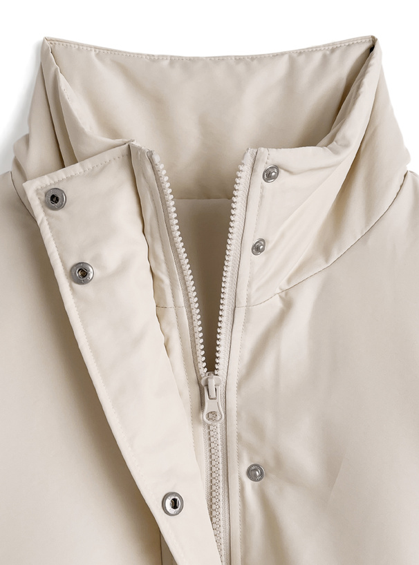 中綿スタンドカラーモンスターコート