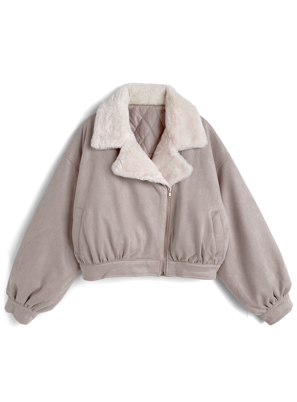 ファーライダースジャケット[on328] | レディースファッション通販の