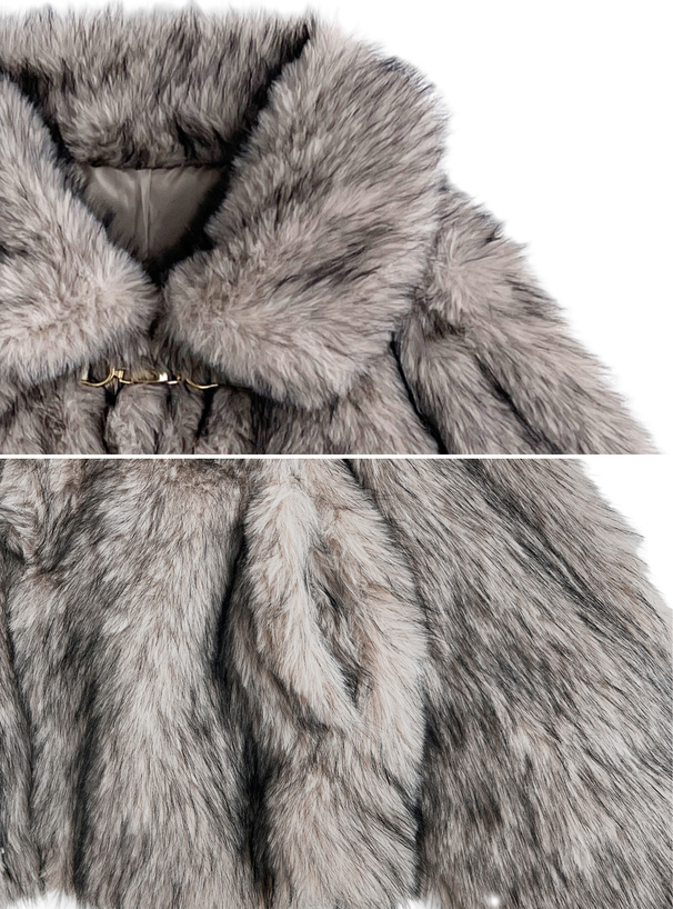 ビットファーショート丈コート[on330] | レディースファッション通販の