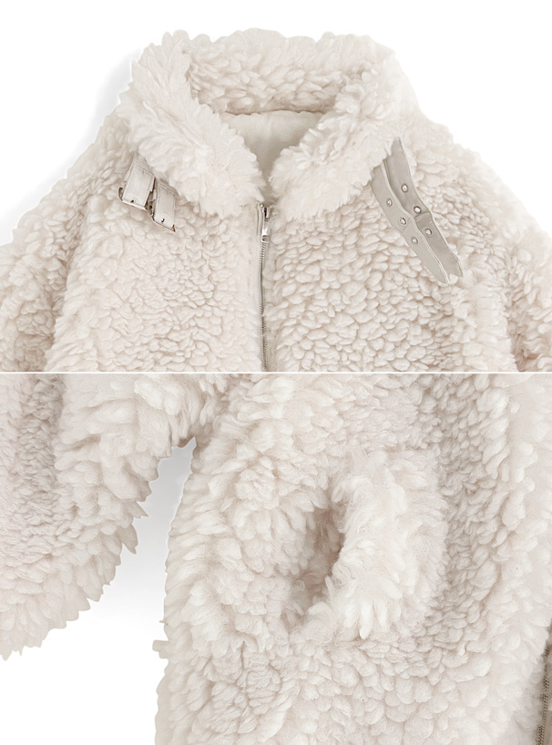 スタンドネックシープジャケット