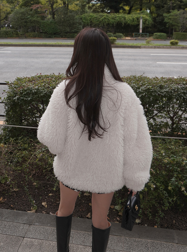 スタンドネックシープジャケット