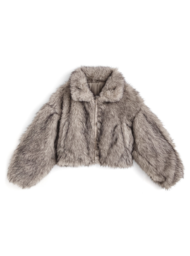 襟2Wayダブルジップファーブルゾン[on341] | レディースファッション