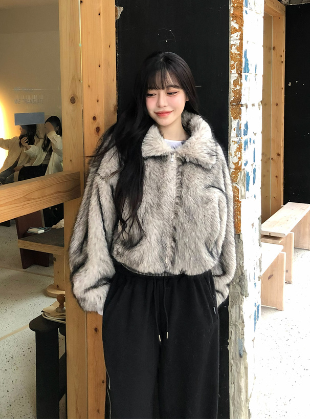 襟2Wayダブルジップファーブルゾン[on341] | レディース