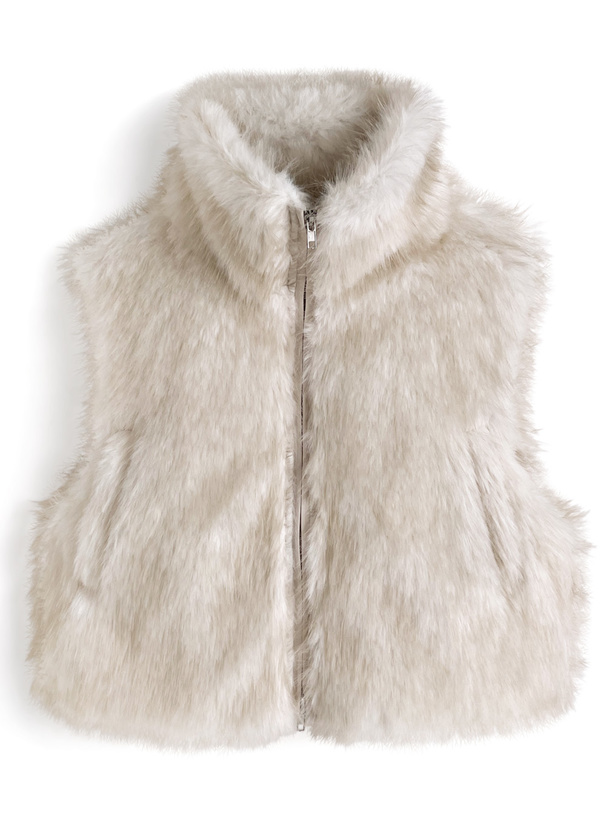 ミックスファーダブルジップベスト[on343] | レディースファッション