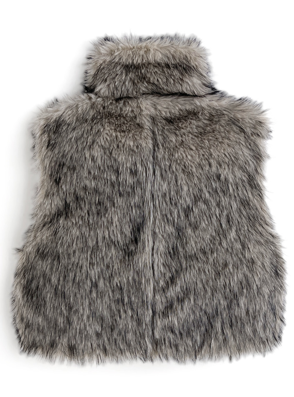 igi プリーツベスト フラワー チュール ニットベスト