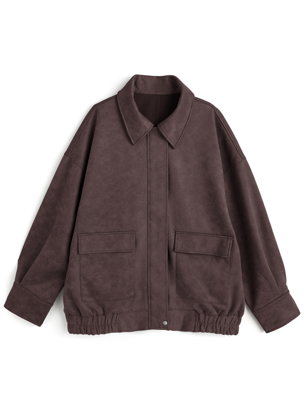 ステンカラースエードブルゾン[on344] | レディースファッション通販の