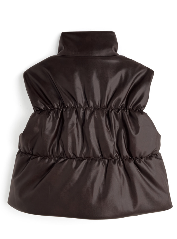 レザーダウンベスト[on346] | レディースファッション通販の