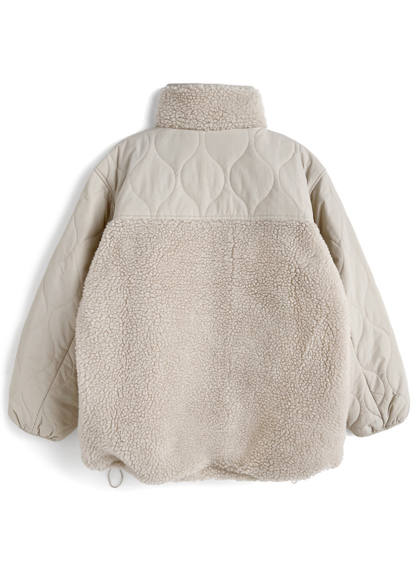 ボアキルティング中綿ジャケット[on347] | レディースファッション通販