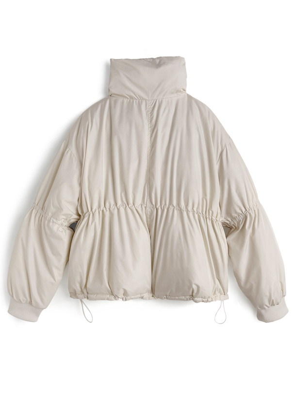 【キムタン】◯ANSERINE★0★レディース★ダウン★フリル★ セール】スタンドカラーボリュームダウン（ダウンジャケット/コート