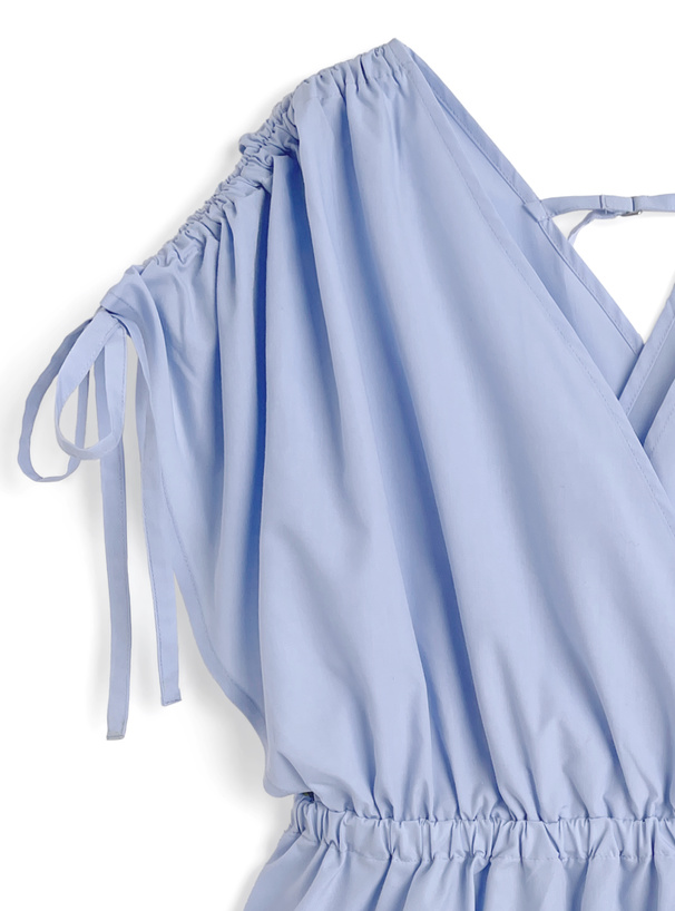 カシュクールギャザートップス