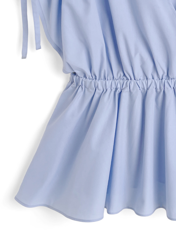 カシュクールギャザートップス