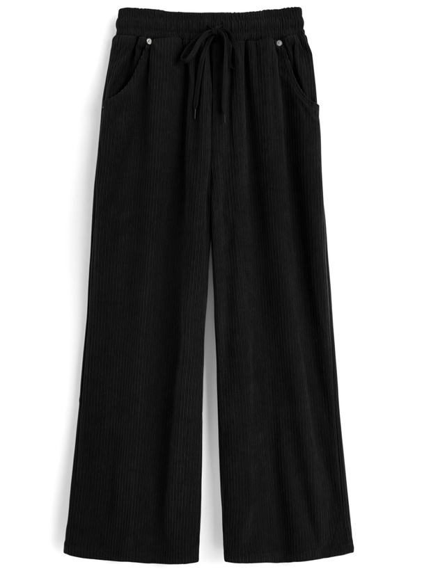 コーデュロイワイドパンツ