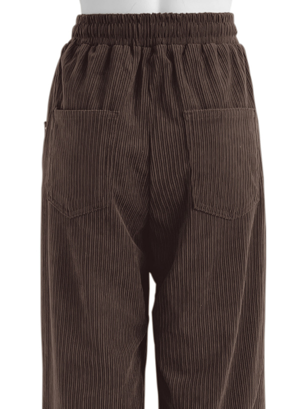 コーデュロイワイドパンツ