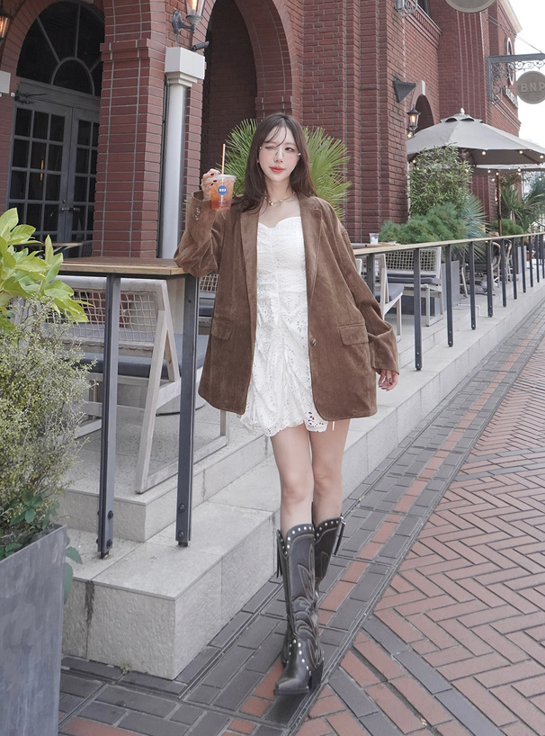 コーデュロイテーラードジャケット[on361] | レディースファッション