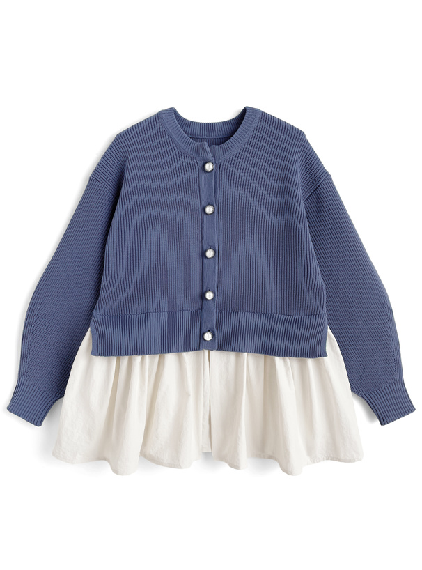 ドッキングフレアニットカーディガン[on367] | レディースファッション