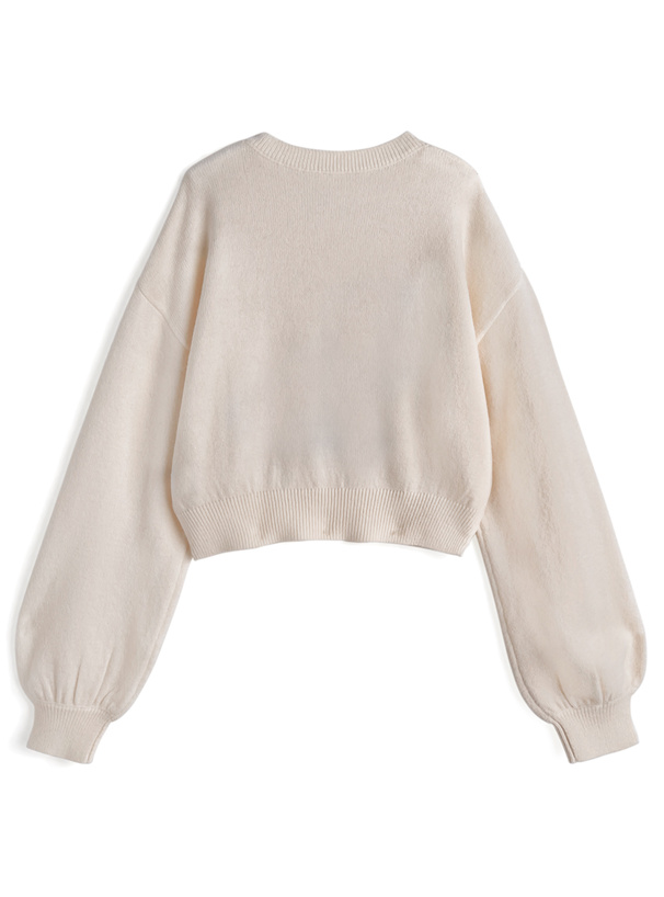 キャットリボンニットトップス