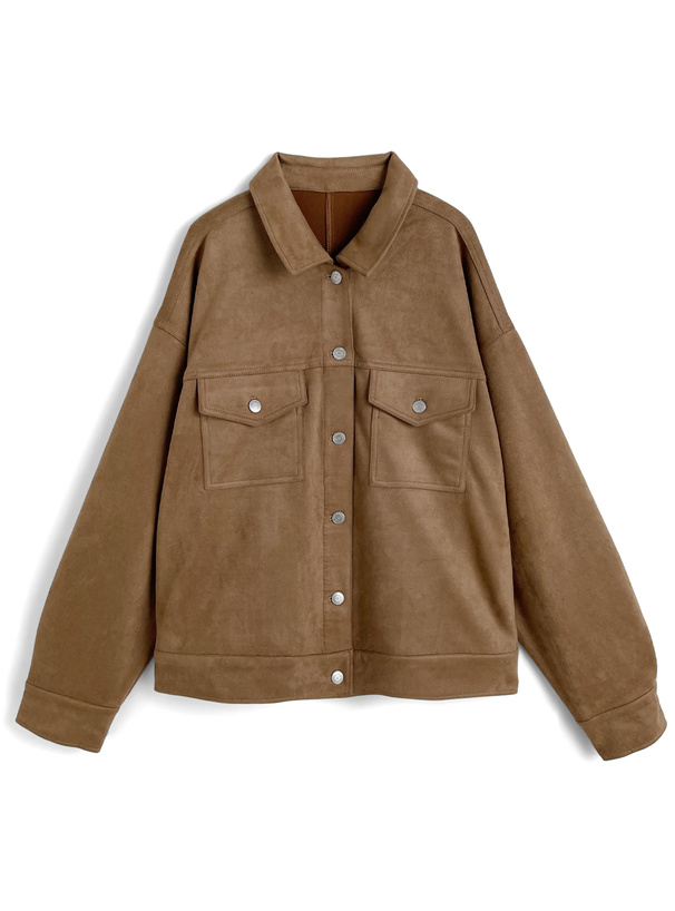 スエードポンチジャケット