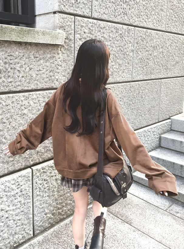 スエードポンチジャケット