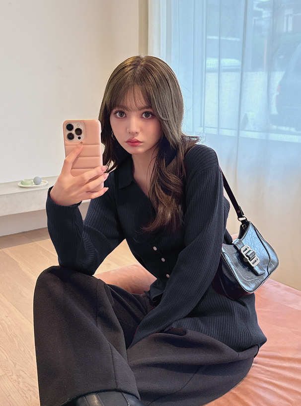 スキッパーリブニットカーディガン[on377] | レディースファッション