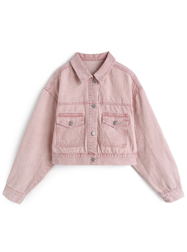 ショート丈カラーデニムジャケット[on384] | レディースファッション