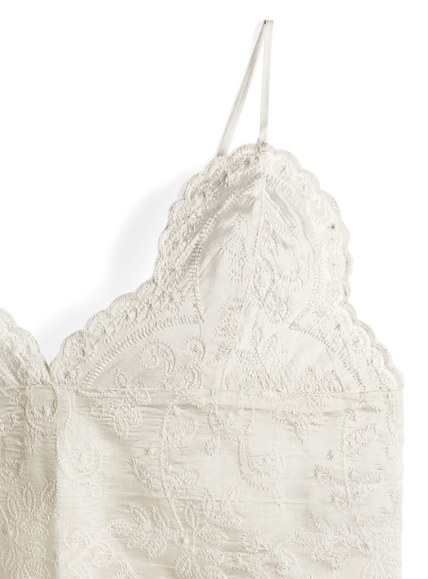 スカラップレースビスチェ