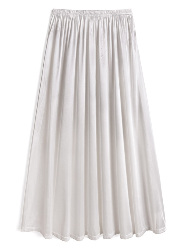 ぺチスカート付き切替レーススカート