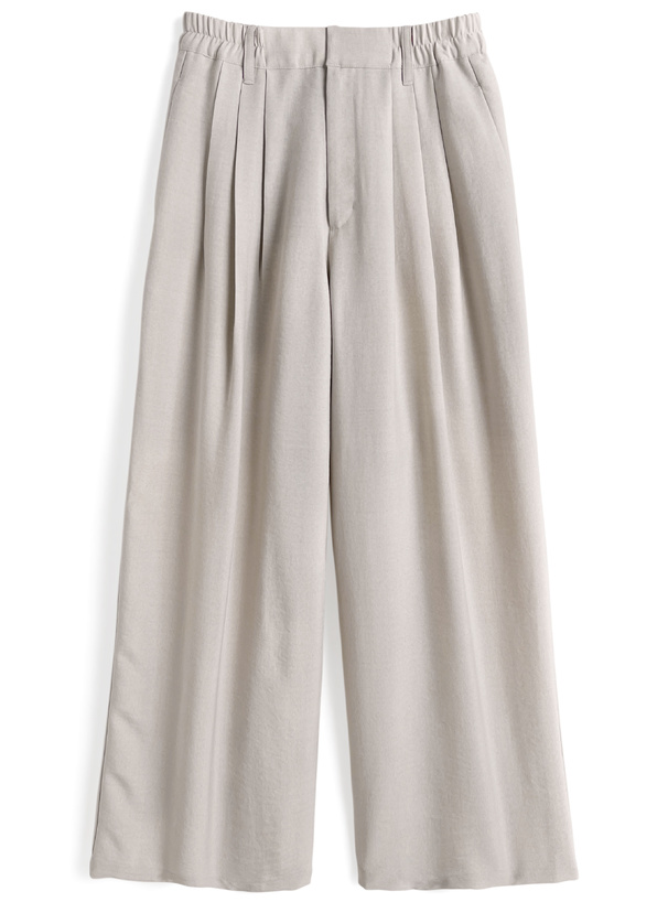 リネンライクワイドパンツ