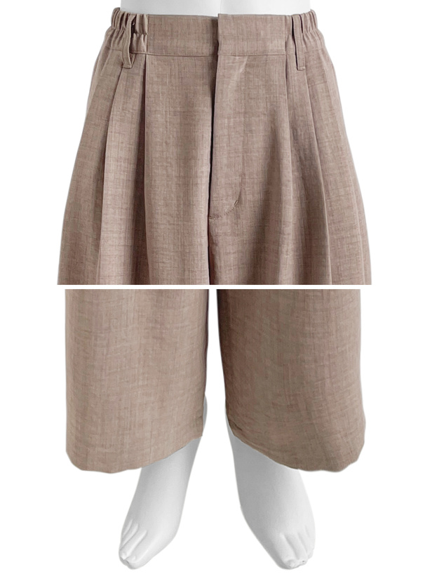 リネンライクワイドパンツ