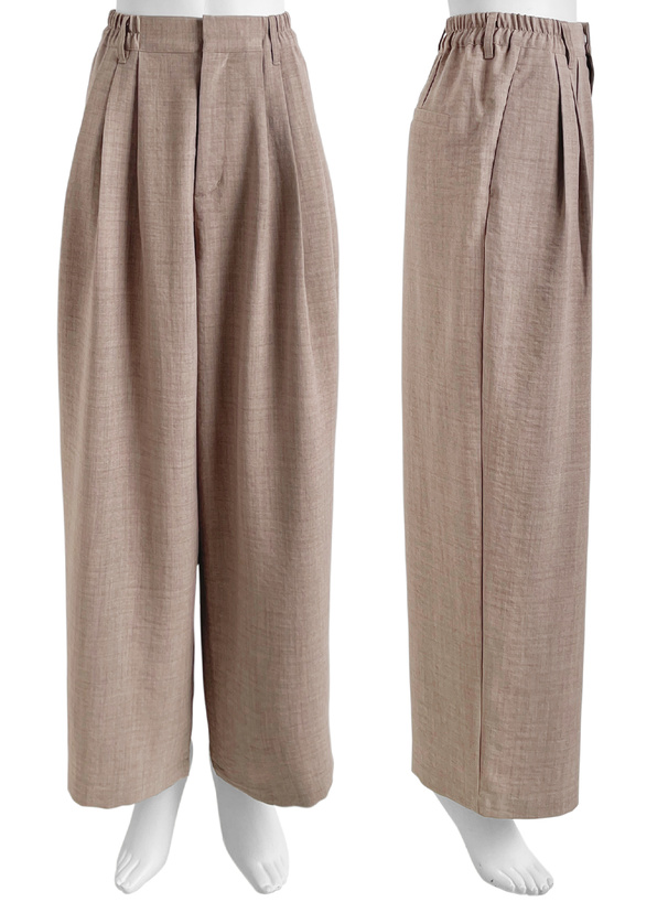 リネンライクワイドパンツ