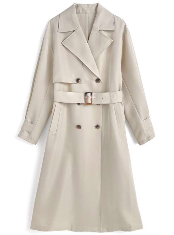 ベルト付きトレンチコート[on402]