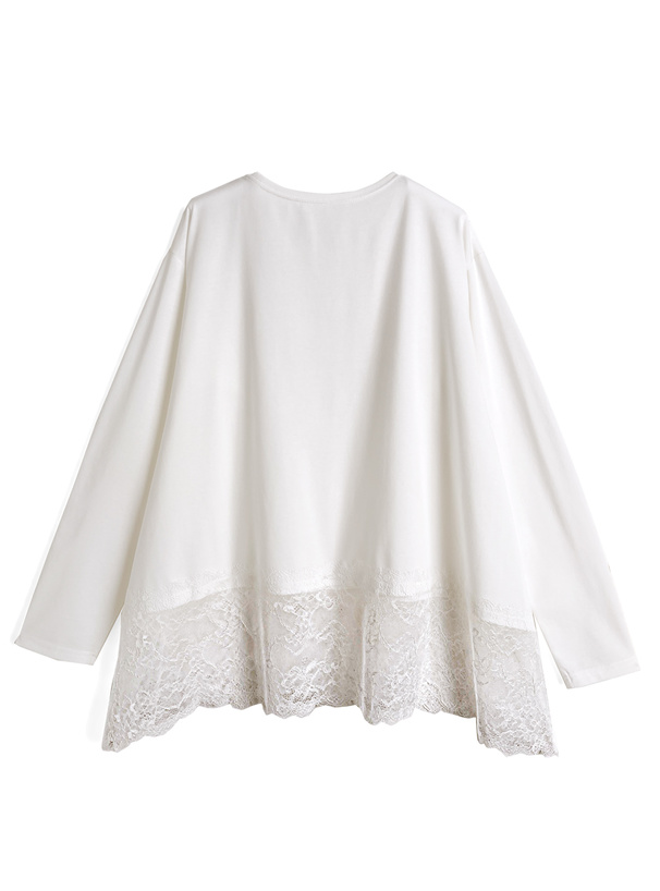 レースドッキングトップス[on407] | レディースファッション通販の