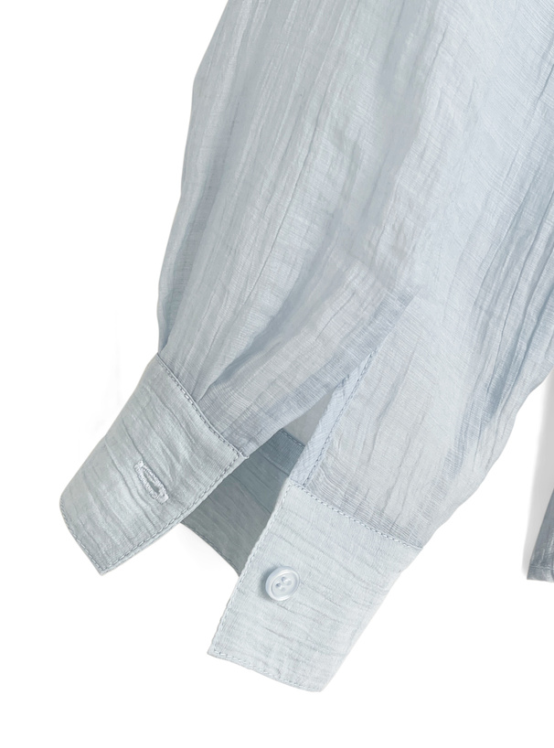 フード付きシアービッグシャツ