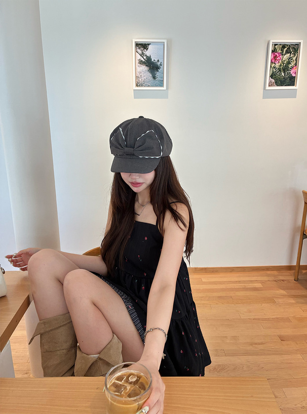 小花柄ティアードキャミソールチュニック