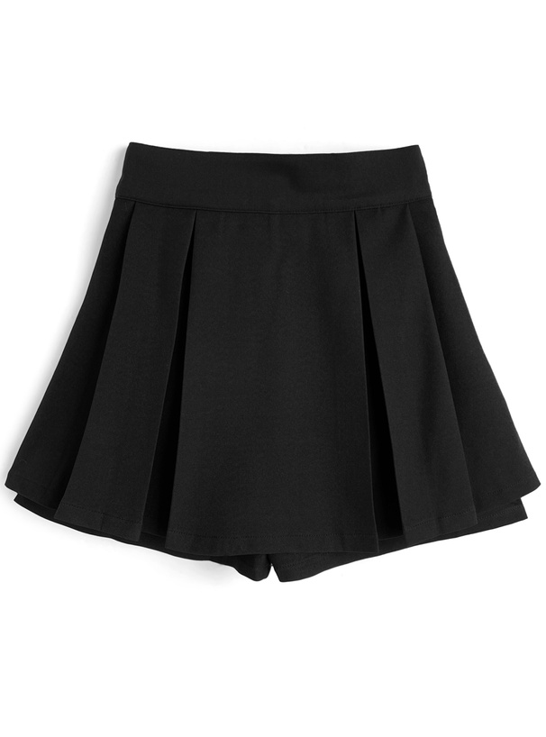 プリーツミニスカートパンツ