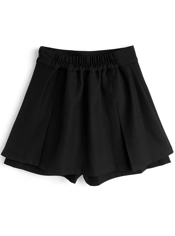 プリーツミニスカートパンツ