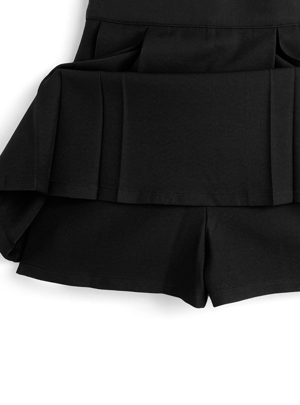 プリーツミニスカートパンツ