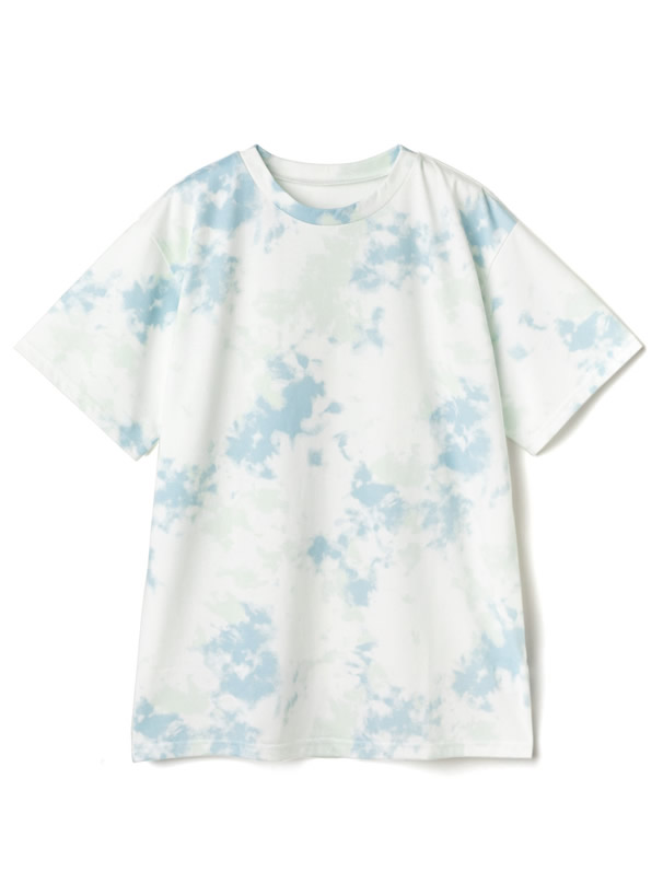 タイダイ柄プリントTシャツ