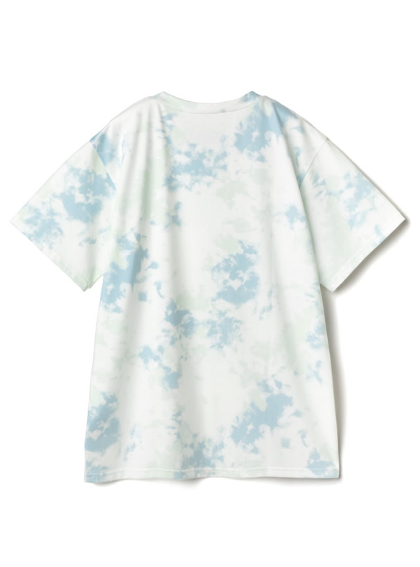 タイダイ柄プリントTシャツ