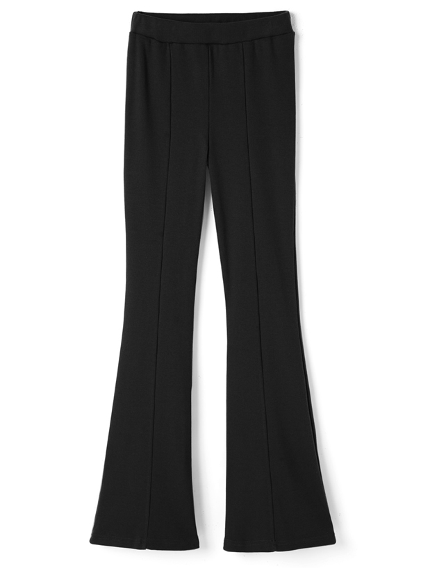 リブフレアパンツ